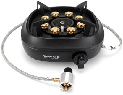 FirePort 25 Portable Propane Stove, 25,000 BTU, Black
