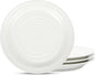 Stone Lain Orbit 4-Piece Dinner Plate Set Stoneware, White