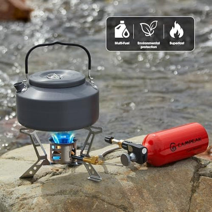 Multi Fuel Stove Burner with SILENT CAP for Outdoor Camping Hiking