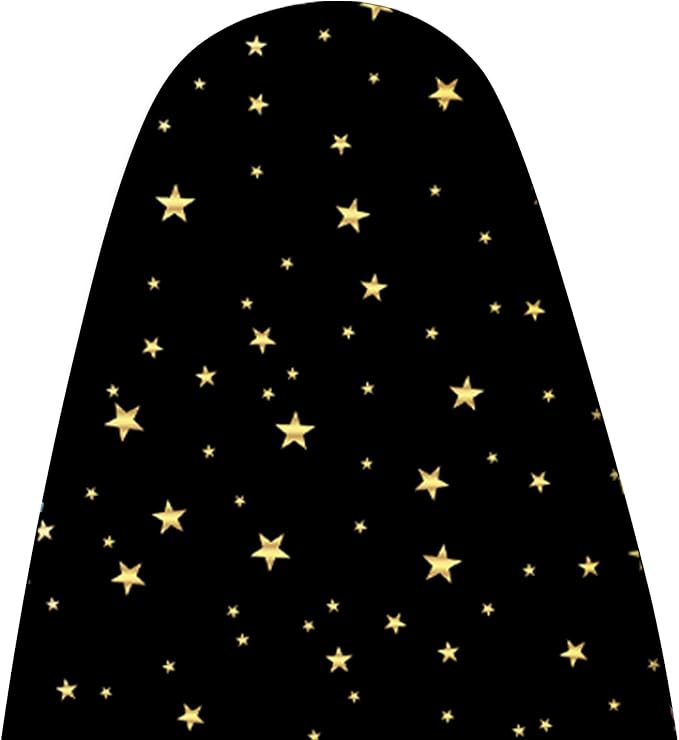 Extra Thick Ironing Board Cover and Pad, Night Sky Space 15x54 Ironing Board Cover, Resist Scorching and Staining,Elastic Edges,Cosmic Starry Fantasy Galaxy Universe Space Cartoon Stars