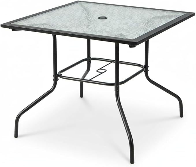 Tangkula 35 Inch Patio Dining Table