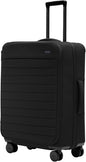 Away Softside Medium Checked Suitcase, 26 Inch Lightweight, Expandable Luggage For Men & Women, Durable Nylon Exterior, TSA Approved Lock, Idea1 For Trips 1-2 Weeks, Jet Black