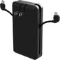 Mophie Powerstation Plus Ultra 10,000mAh Power Bank - Integrated USB-C and Lightning Cables and Foldable Wall Prongs – Fast Charging for Smartphones, Tablets, and More