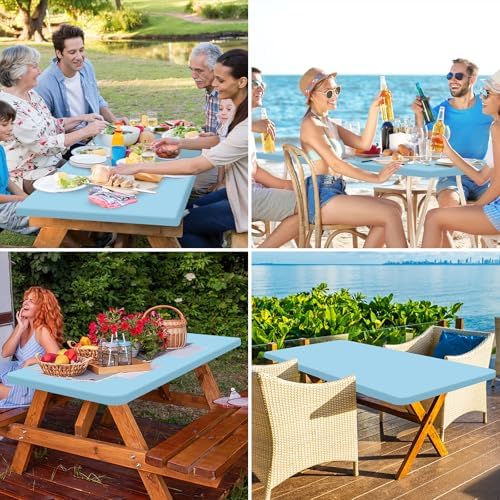 homing Rectangle Table Cloth Cover 4 Foot Elastic Fitted Tablecloth