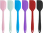 Silicone Spatula Set 6 Pack 8.5 inch Small Rubber Spatula Heat Resistant Mini Silicone Spatula Non-Stick Flexible for Baking Cooking Mixing and Kitchen Use