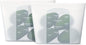 Reusable Silicone Food Storage Bag, for Microwave, Oven, Fridge, Freezer & Sous Vide Zip Sealed Containers (2 Middle size 32oz 1000ml)…