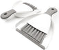 Small Dust Pan and Brush Broom - Dust Pan and Brush Set, Small Dustpan and Brush Set, Hand Broom and Dustpan Set, Dustpan with Brush, Dustpan and Brush Set is Daily Clean Tool for Family. （Gray 2 Set）