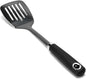 Brushed Slotted Stainless Steel Turner, Metal Spatulas for kitchen Use, Non-Slip Slotted Turner with Ergonomic Handle, Heavy Duty Cooking Utensils for Flipping Grilling Fish Eggs