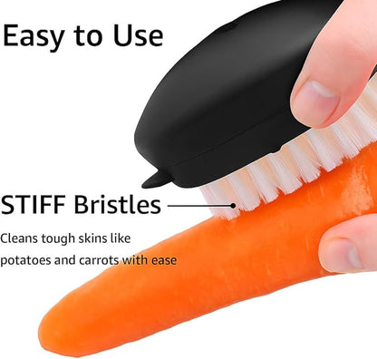 Heavy-Duty Vegetable Brush – Deep-Clean, Dual-Texture (2-Pack)