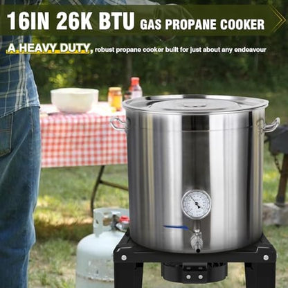 Bestfire High Pressure Propane Burner, 26,000 BTU Single Propane Stove