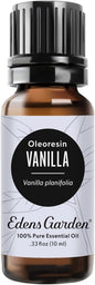 Edens Garden Vanilla- Oleoresin Essential Oil- 100% Pure Premium Grade, Undiluted, Natural, Therapeutic, Aromatherapy, The Best for Diffuser, Candle, Humidifiers, Kid Safe 10 ml (.33 fl oz)