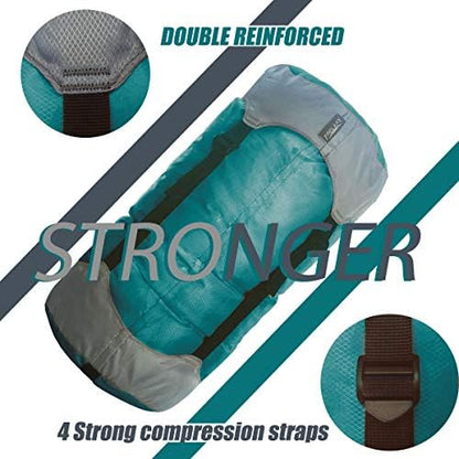 Frelaxy Compression Sack, Ultralight Sleeping Bag Stuff Sack, 40% More Storage! 11L/18L/30L/45L/52L, Compression Stuff Sack - Space Saving Gear for Camping, Hiking, Backpacking