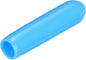 uxcell 20pcs Rubber End Caps 3mm(1/8") ID Vinyl PVC Round Tube Bolt Cap Cover Screw Thread Protectors,Light Blue