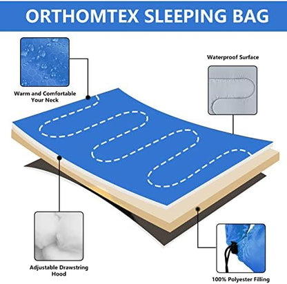 Sleeping Bags for Adults,Kids & Girls,Waterproof,Camping,Hiking