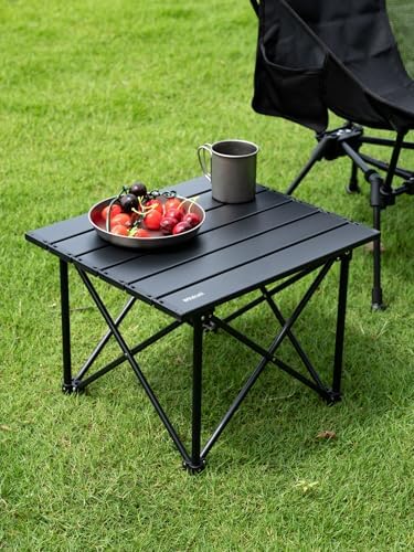 WildCall Ultralight Camping Table, Compact Aluminum Folding Beach Table