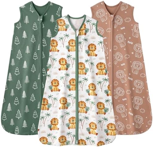Baby Sleep Sack 12-18 Months 0.5 Tog Soft Sleeping Bag 100% Cotton