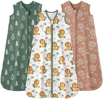 Baby Sleep Sack 12-18 Months 0.5 Tog Soft Sleeping Bag 100% Cotton