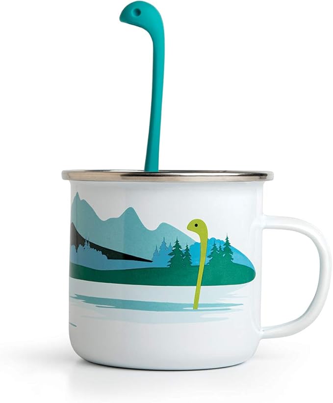 OTOTO Nessie Tea Infuser Set - Cup & Spoon - Loose Leaf Tea Infuser