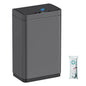 Mbillion Automatic Trash Can - 15 Gallon Motion Sensor Stainless Steel Smart Trash Can With Lid Rectangular Touchless Garbage Can for Kitchen, Bedroom, Home Office - Dark Gray