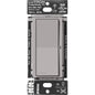 Lutron Claro Smart Light Switch for Caseta Lighting, for LED Lights, Fans, 5 Amp, Single-Pole/3-Way, Neutral Required, DVRF-5NS-GR, Gray