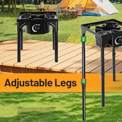 Outdoor Camping Stove, 130000 BTU Single Burner