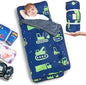 Primlect Toddler Nap Mat with Pillow, Thickened Extra Large Sleeping Bag