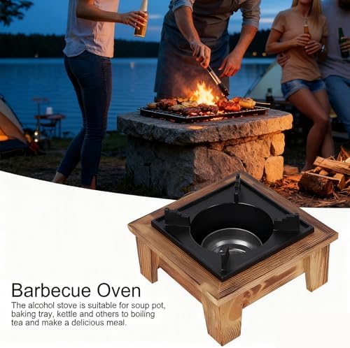Alcohol Stove，Wood Stove，Wood Burner，Japanese Portable Stove, Suitable for Outdoor Picnicking, Making Soup, Hotpot, Grilling Meat, Boiling Water
