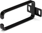 StarTech - CMHOOK1UN .com 1U Vertical 1.8 x 3.9in Server Rack Cable Management D-Ring Hook w/ Flexible Opening - Network Rack-Mount Cord Organizer Ring (CMHOOK1UN) Black