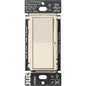 Lutron Claro Smart Light Switch for Caseta Lighting, for LED Lights, Fans, 5 Amp, Single-Pole/3-Way, Neutral Required, DVRF-5NS-LA, Light Almond