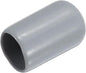 uxcell 20pcs Rubber End Caps 9mm ID Vinyl PVC Round Tube Bolt Cap Cover Screw Thread Protectors Grey