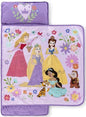 Jay Franco Kids Nap Mat with Embedded Pillow & Blanket – Soft 46"x20" Microfiber Sleeping Bag with Name Tag & Handle