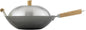 Helen's Asian Kitchen Wok Set - Wok Pan with Lid, 13.5 Inch Carbon Steel Wok - Nonstick Flat Bottom Wok for Stir Fry - Includes 4pc Accessories - Perfect for Gas, Electric, Induction Stovetops