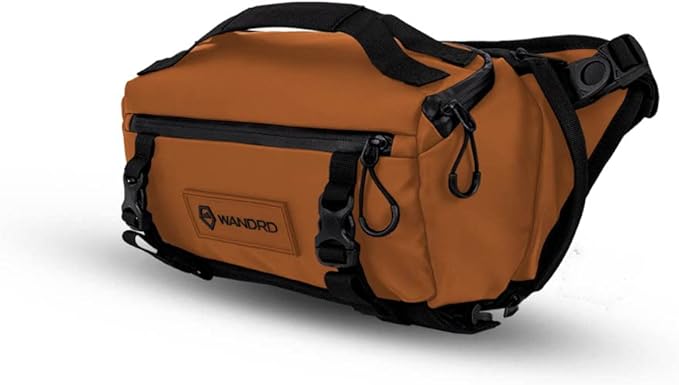 WANDRD ROGUE V1 6L Sling: Compact Camera Sling and Crossbody Bag with Fast Access, 3-Way Carry– Lightweight Everyday Bag Great for Travel, Photography, and Daily Use (Sedona Orange)