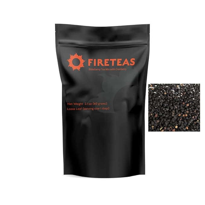 FIRE TEAS Saw Palmetto & Elder Berry Tea -