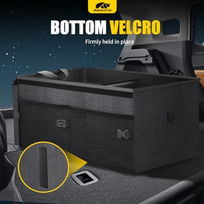 MIKKUPPA Car Trunk Organizer Set - 65L Collapsible Trunk Organizer with Lid