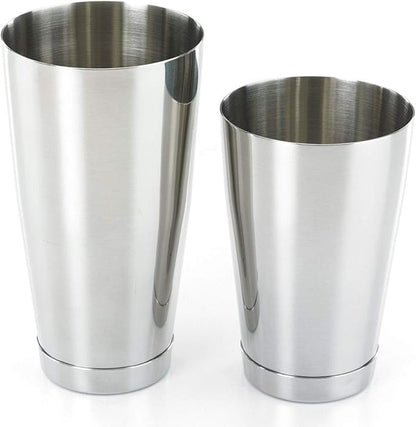 Barfly Cocktail Tin, Set (18 oz and 28 oz), Stainless Steel, Double Heavy Gauge