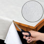 Home Bargains Plus Quilted Heavy Duty Table Pad Protector with Flannel Backing, Cut to Fit, Heat Resistant, Wipe Clean, Protects Table from Spills and Scratches, White, 52” x 70” Rectangle