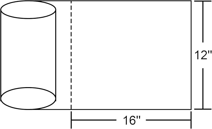 12x20 Plastic Produce Bags on a Roll - Clear Plastic Bags for Food, Vegetable, Fruits, Bread, Pet Bags and Grocery Clear Bag- 350 Bags/roll (12''x20'', 10 Rolls)