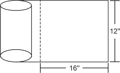12x20 Plastic Produce Bags on a Roll - Clear Plastic Bags for Food, Vegetable, Fruits, Bread, Pet Bags and Grocery Clear Bag- 350 Bags/roll (12''x20'', 10 Rolls)