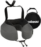 Cabeau Airplane Travel Pillow for Long Flights - Evolution S3 - Supportive Memory Foam with Seat Straps to Secure Your Head and Neck and Provides 360° Support (Steel Grey)