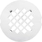 4-1/4” OD Snap-in Shower Drain Cover, Round Shower Drain Strainer, Easy-to-Install Replacement Floor Drain Cover