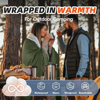 MEREZA Sleeping Bags XL for Adults Mens Large Wide Sleeping Bag for Camping