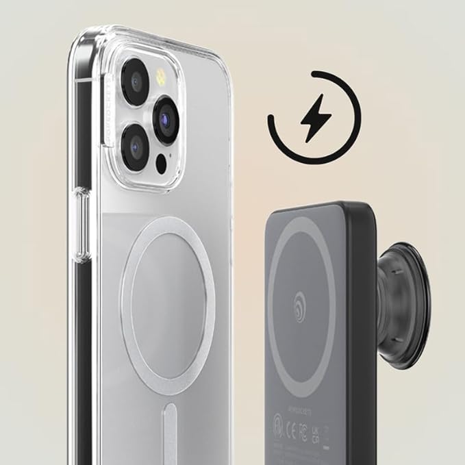 PopSockets PowerPack for MagSafe, Portable Phone Charger, Magnetic Wireless Portable Charger, 5000mAh - Desert Mosaic