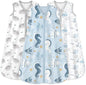 Yoofoss Baby Sleep Sack 0-6 Month 0.5TOG 100% Organic Cotton 2-Way Zipper
