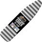 GORILLA GRIP The Original Ironing Board Cover and Pad, Silicone Coating, Thick Scorch Resistant Padding, Heavy Duty Iron Covers Standard Boards, Hook and Loop Fastener Strap, Striped, 15x54