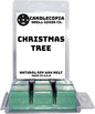 Christmas Tree Strongly Scented Hand Poured Vegan Wax Melts, 12 Scented Wax Cubes, 6.4 Ounces in 2 x 6-Packs