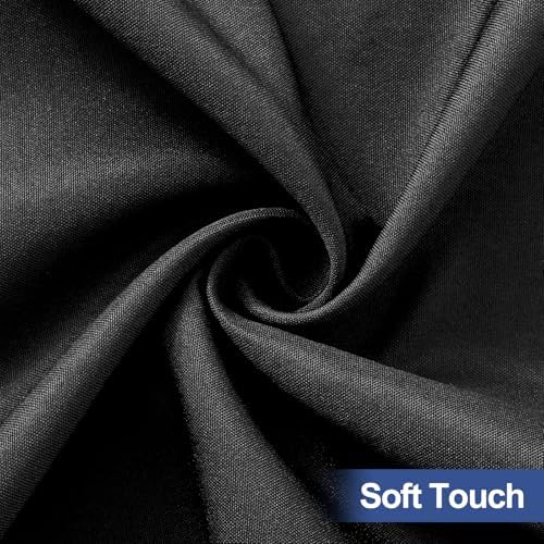 homing Rectangle Table Cloth Cover 6 Foot Black Elastic Fitted Tablecloth