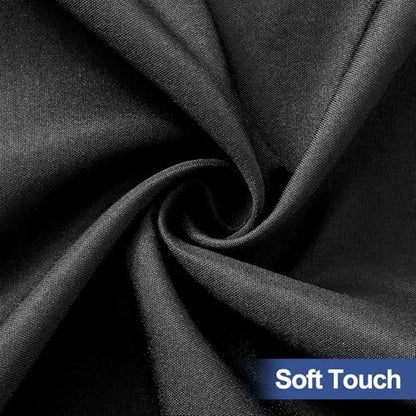 homing Rectangle Table Cloth Cover 6 Foot Black Elastic Fitted Tablecloth
