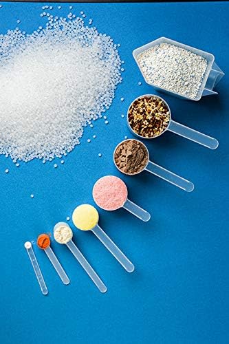 55 mL (55 CC | 1.86 Oz.) Long Handle Scoop for Measuring Coffee, Pet Food, Grains, Protein, Spices and Other Dry Goods (Pack of 10)
