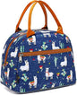 FlowFly Insulated Lunch Cooler Bag - Tote Bag Organizer for Women/Men, Alpaca